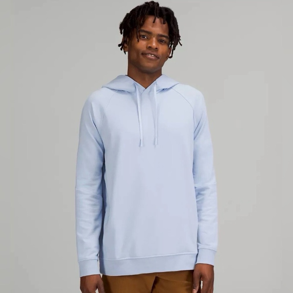 Lululemon City Sweat pullover Hoodie Men's in Blue  Linen color, size S